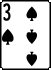 Three of Spades